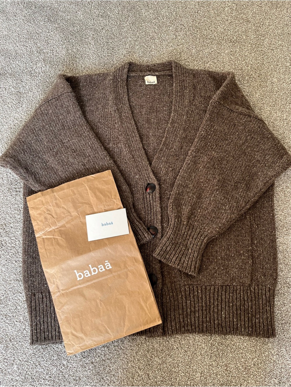 Babaa coat no 17 oak